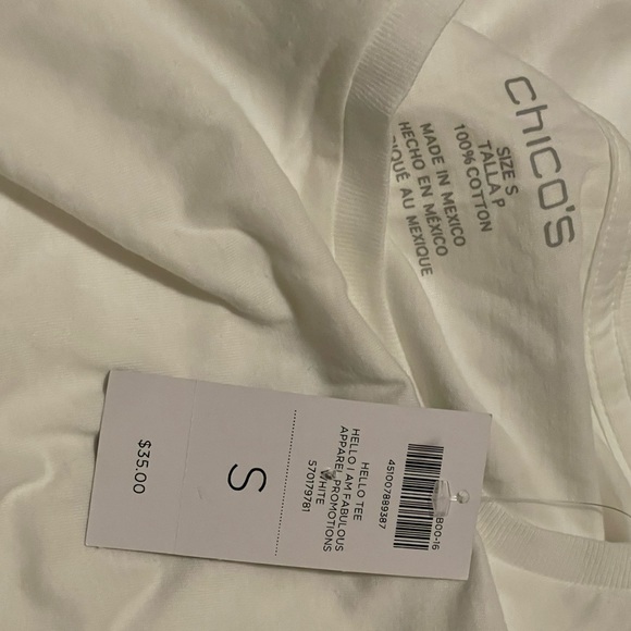 NWT CHICO’S T-Shirt - Picture 5 of 5
